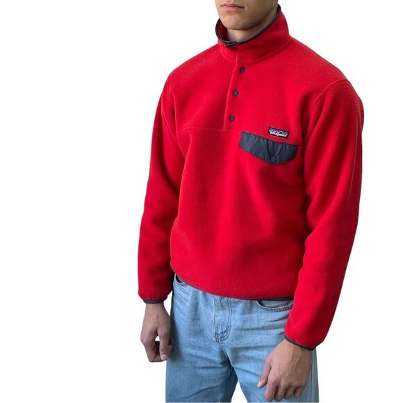 Patagonia Other - Vintage 90s Patagonia fleece T-snap MADE IN U.S.A size XL